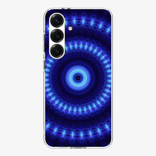 Blue Neon Aesthetic Case For Samsung