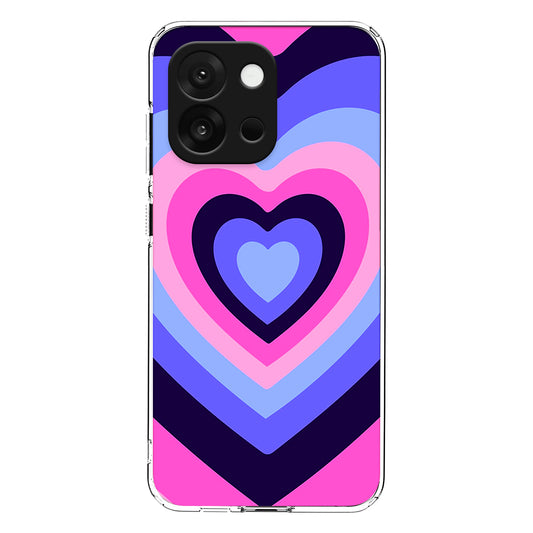 Multiple Colour Heart Pattern Case For One Plus