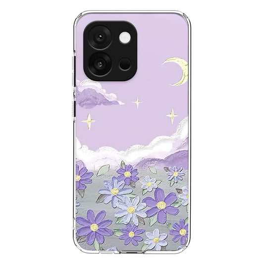 Lavender Floral Case For One Plus
