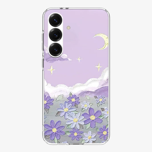 Lavender Floral Case For Samsung