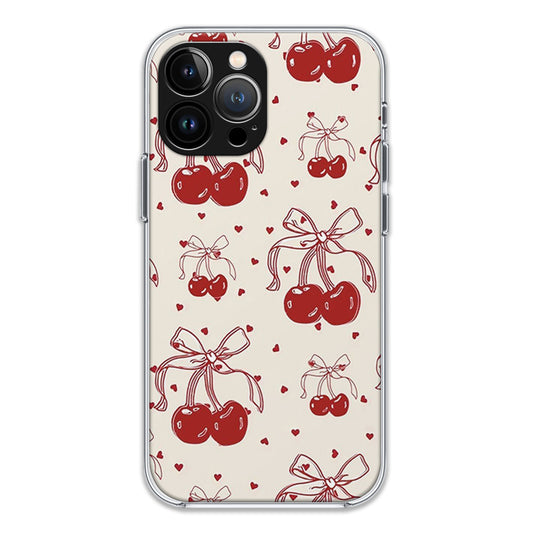 Cherry Love Bow Case For IPhone