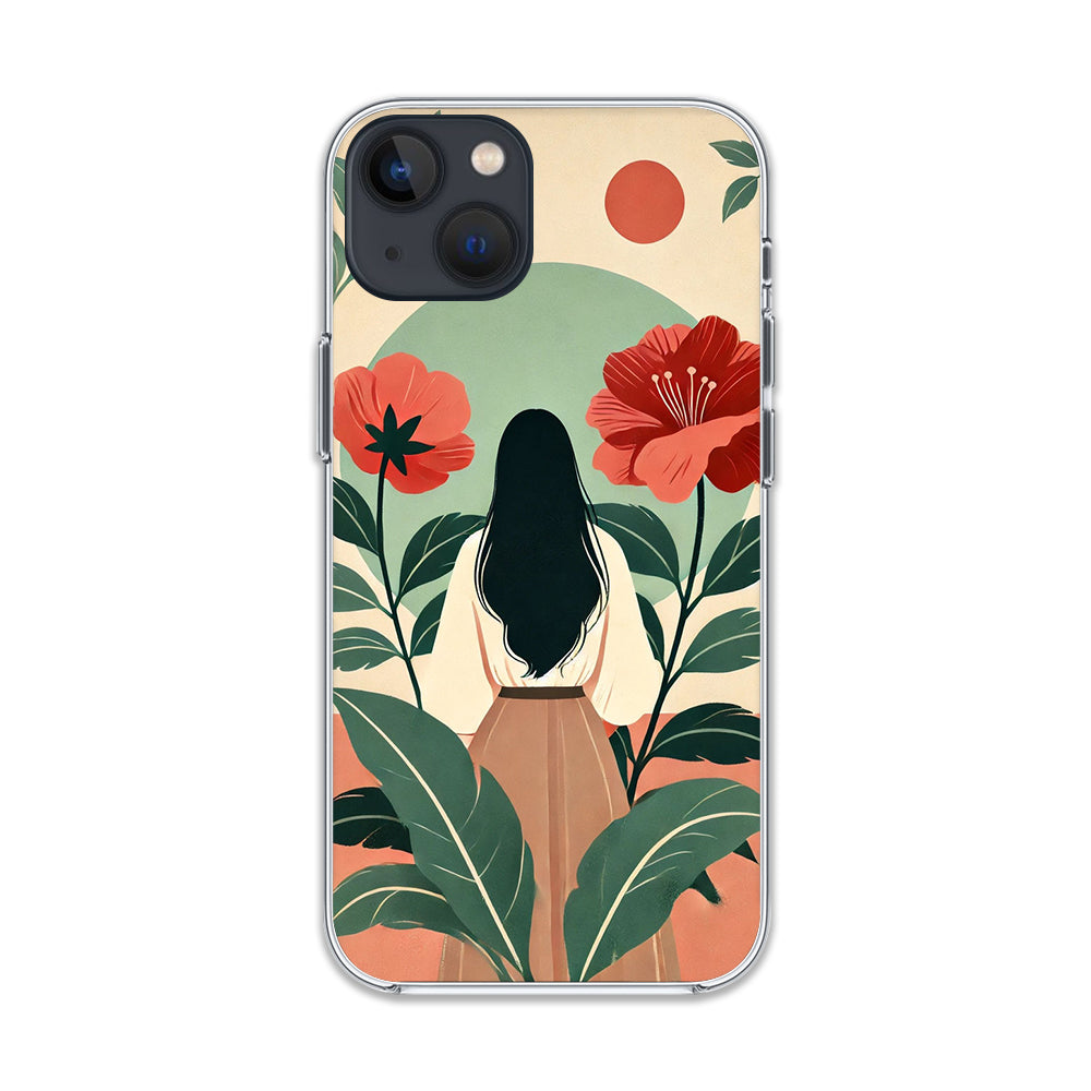 Girl Flower Silicon Case
