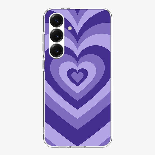 Blue Heart Pattern Case For Samsung