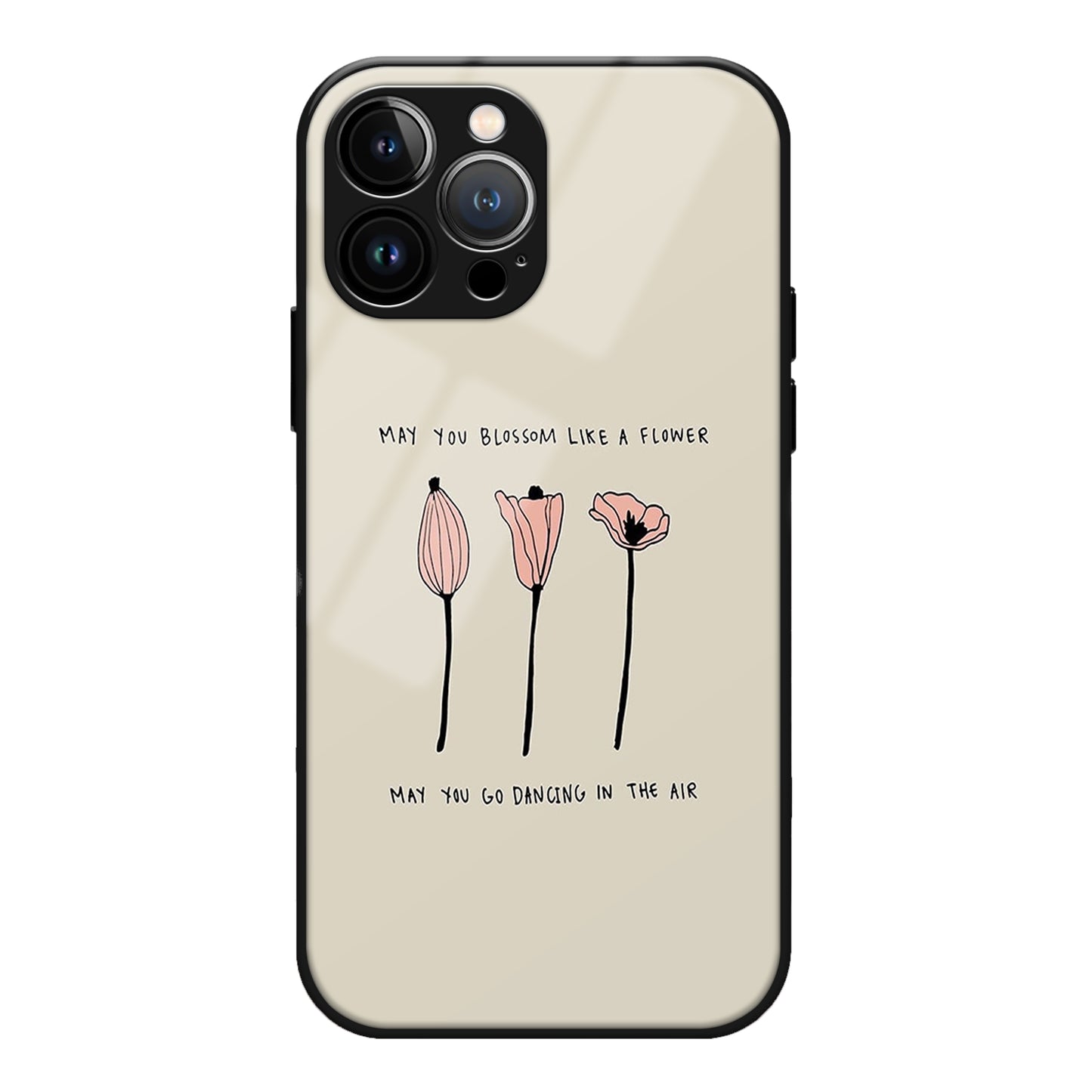 Flower Pattern Glass case 3Brocases