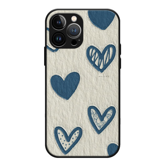 Blue Hearts Premium Case For Iphone