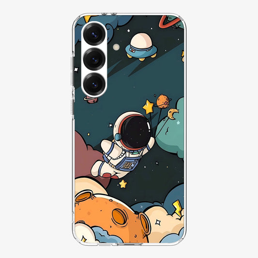 Cartoon Astronaut Design Case For Samsung