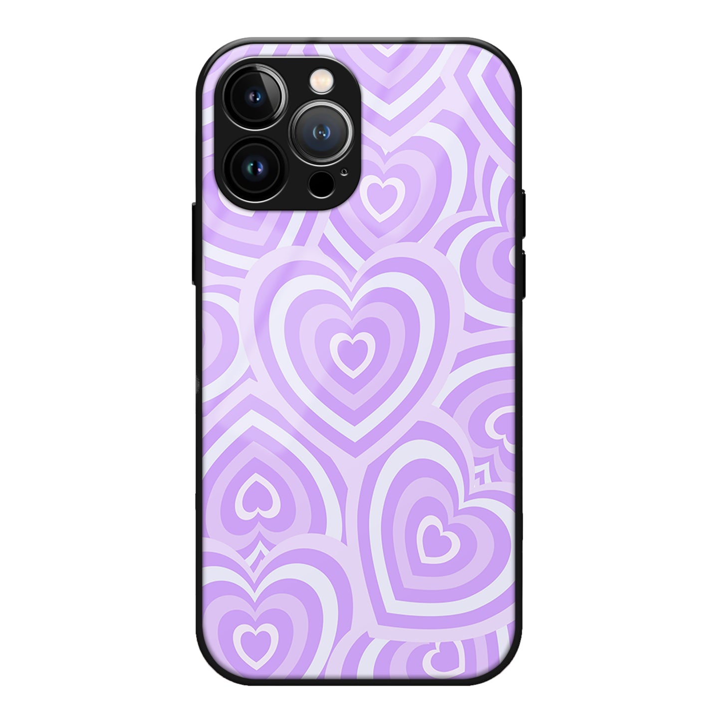 Pastel Purple Aesthetic Glass Case 3Brocases