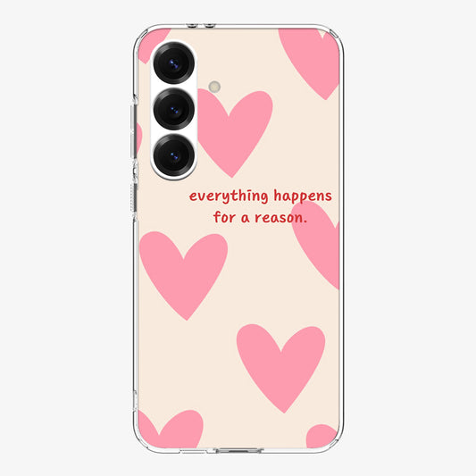 Peach Heart Premium Case For Samsung