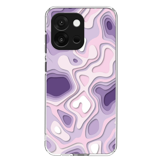 Purple Ripple Illusion Case For One Plus
