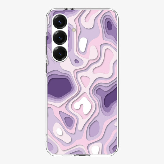 Purple Ripple Illusion Case For Samsung
