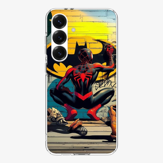 Black Spider Man Case For Samsung