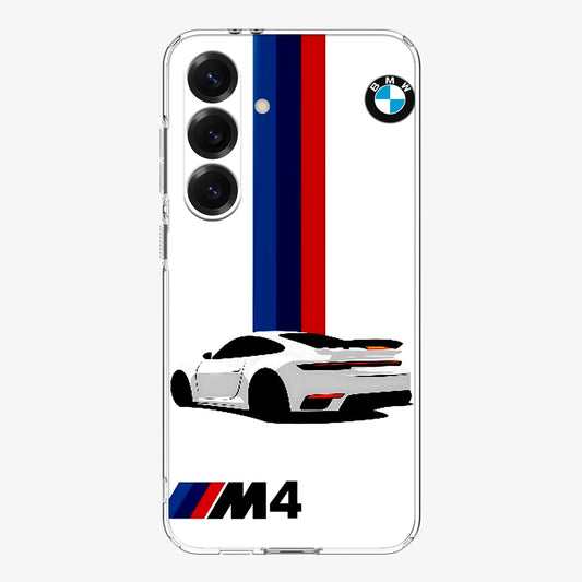 BMW White Case For Samsung