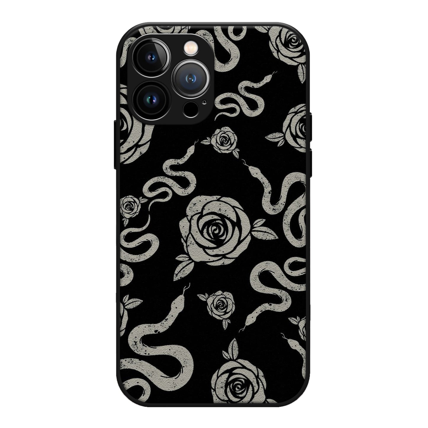 Rosy Snake Aesthetic Case For Iphone