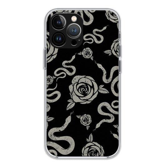 Rosy Snake Aesthetic Case For Iphone