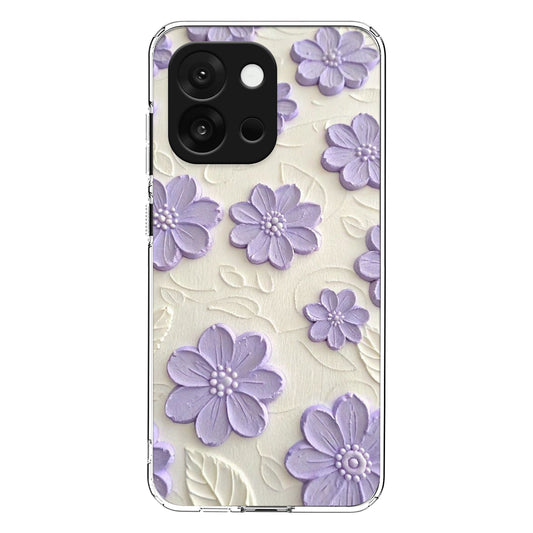 Purple Floral Premium Case For One Plus