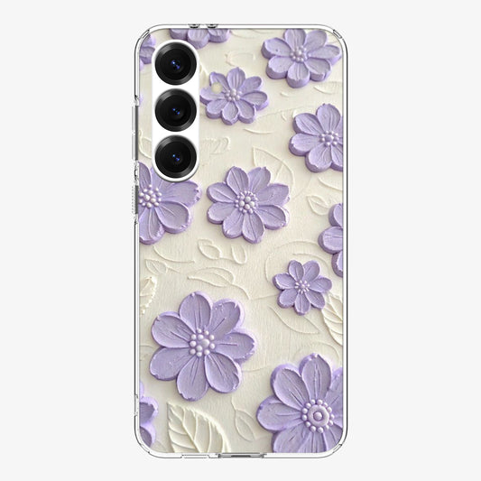 Lavender Floral Premium Case For Samsung