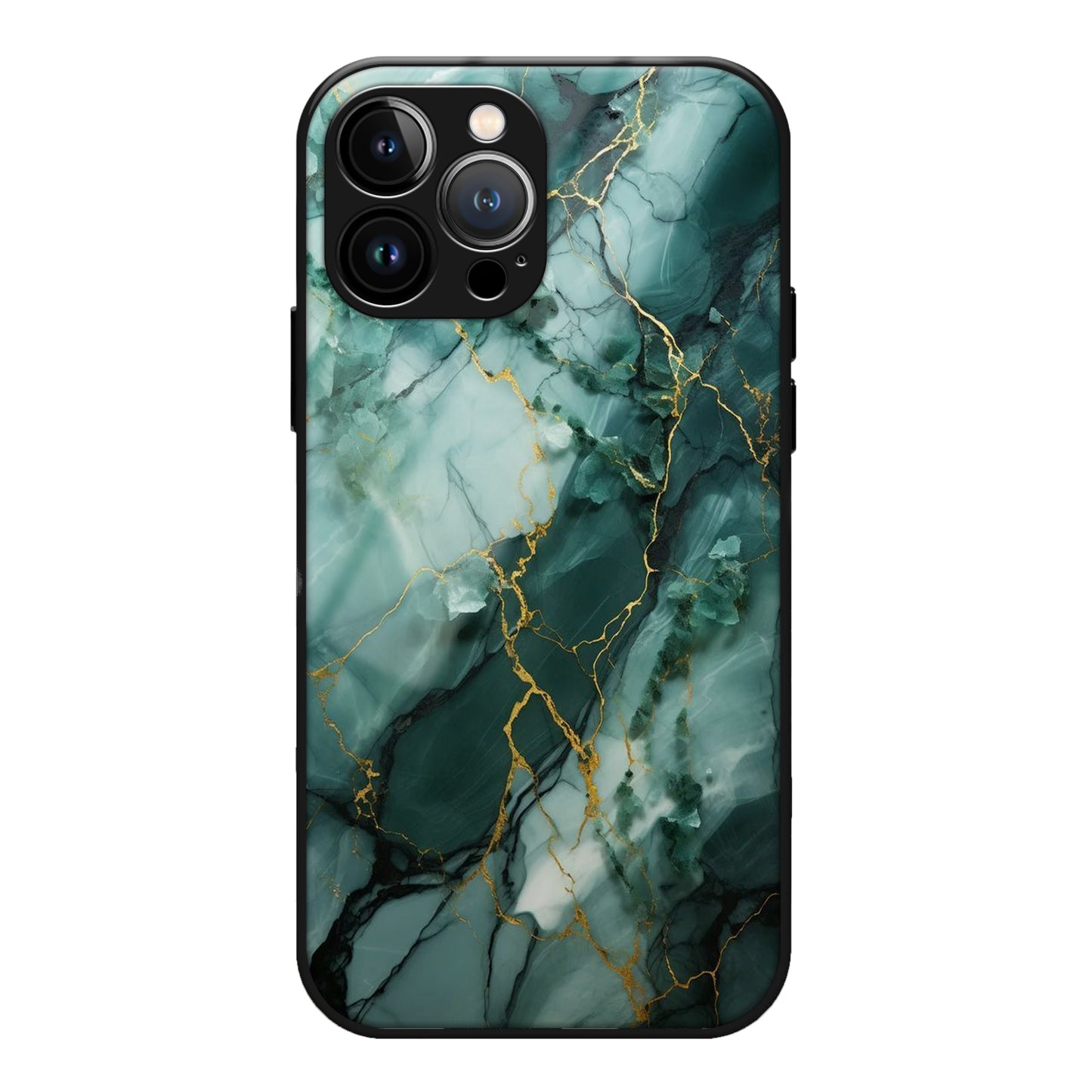Green Marble Premium Glass Case 3Brocases