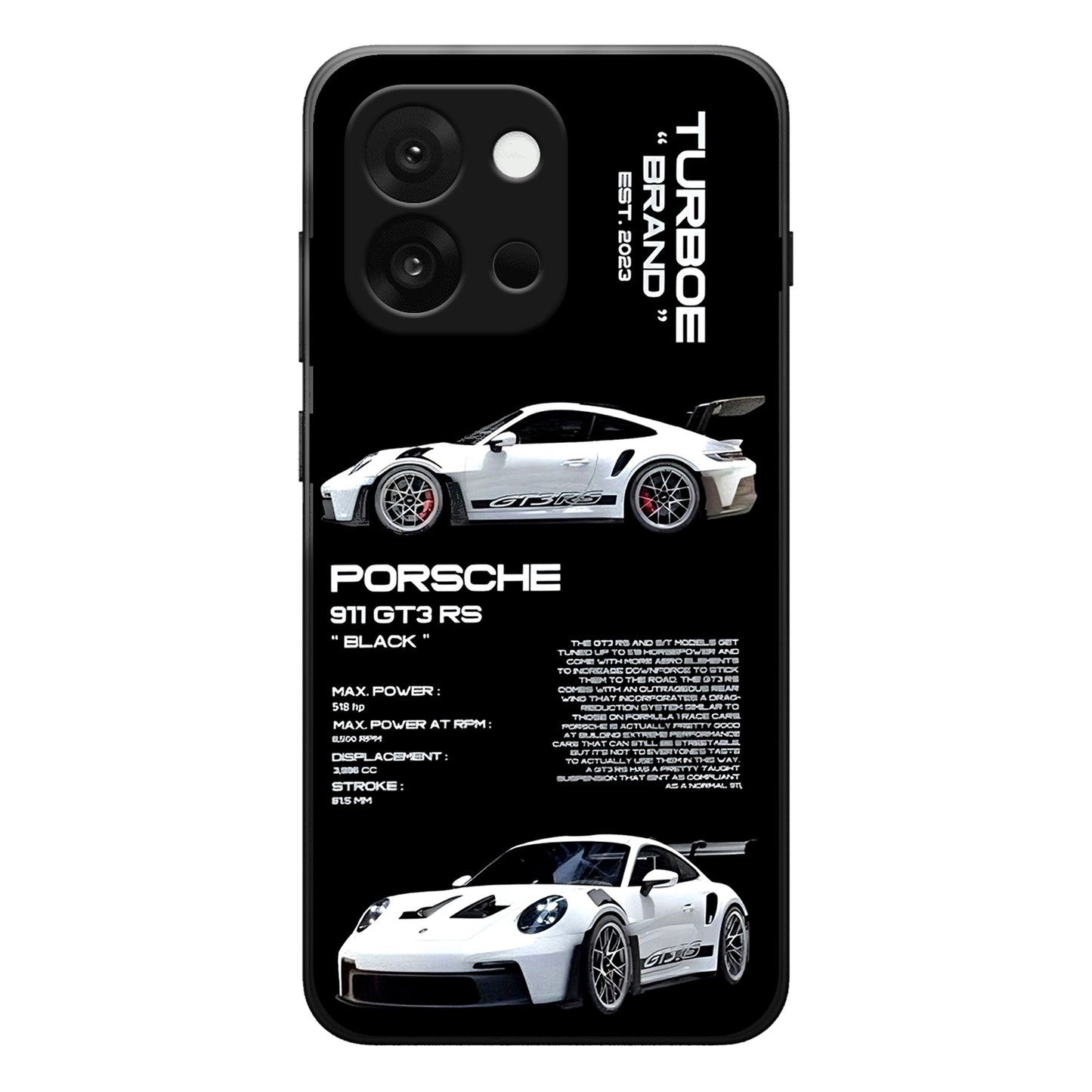Black Porsche Case For One Plus