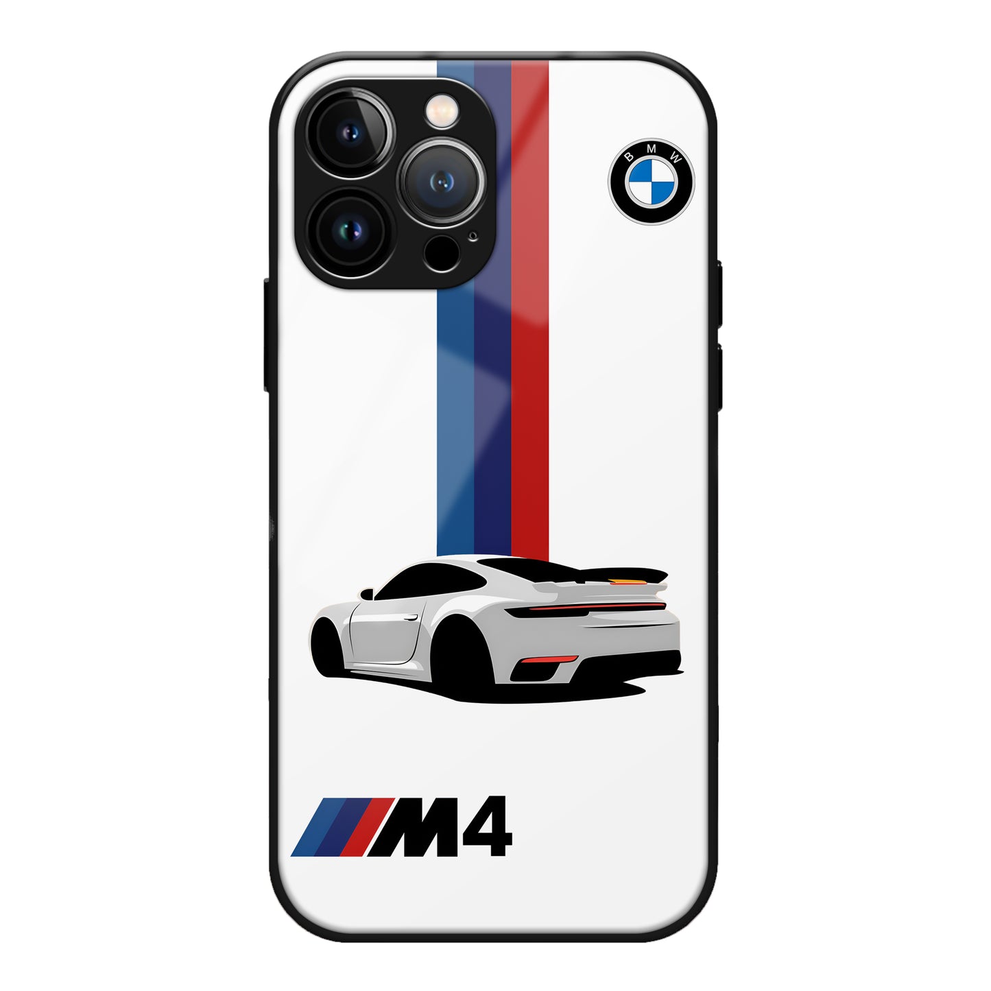 BMW White Glass Case