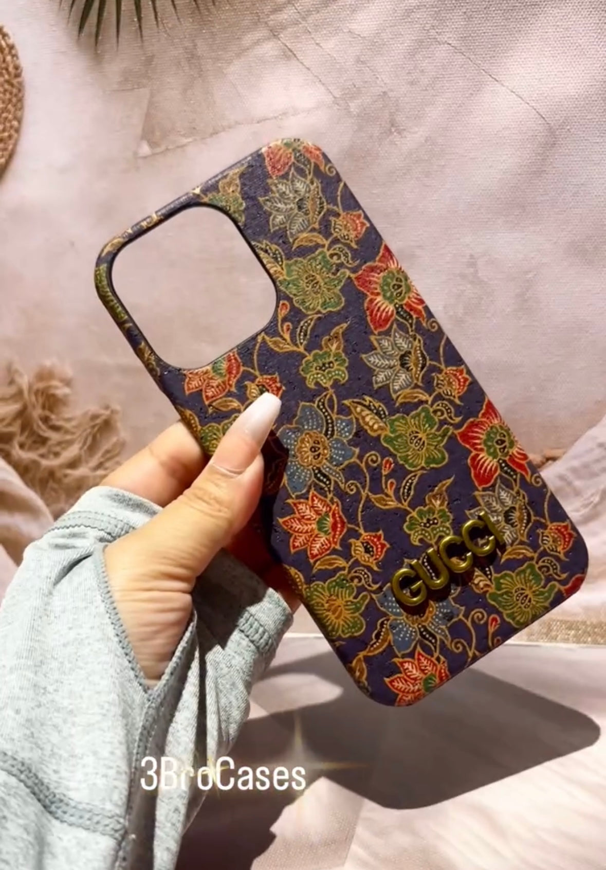 Floral Luxe Designer Phone Case – Inspired by Gucci