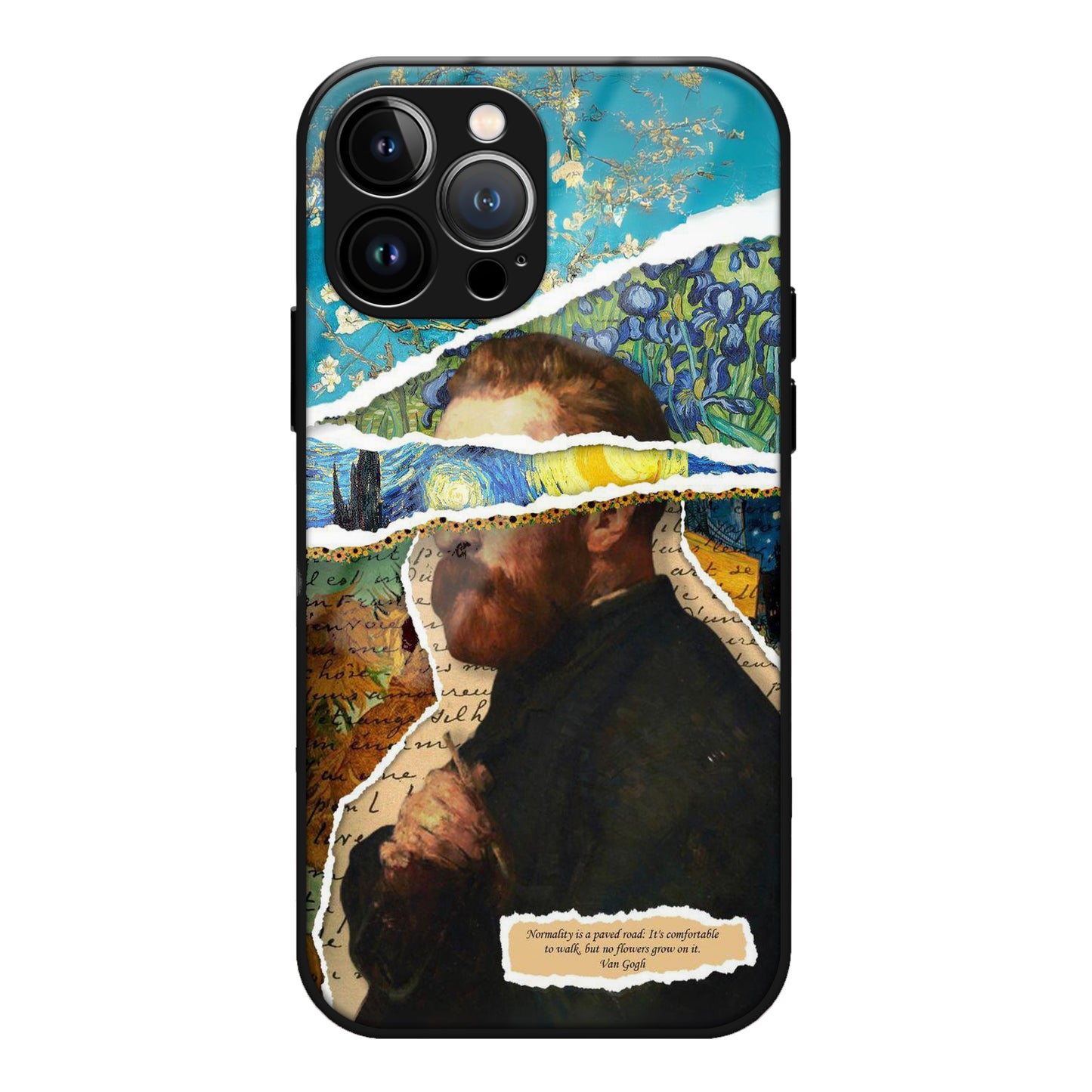 Van Gogh Aesthetic Glass Case 3Brocases