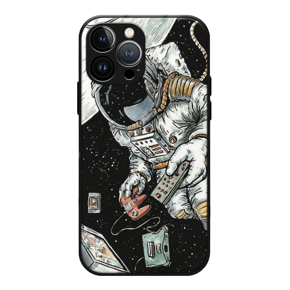 Astronaut Art Design Phone Glass Case 3Brocases