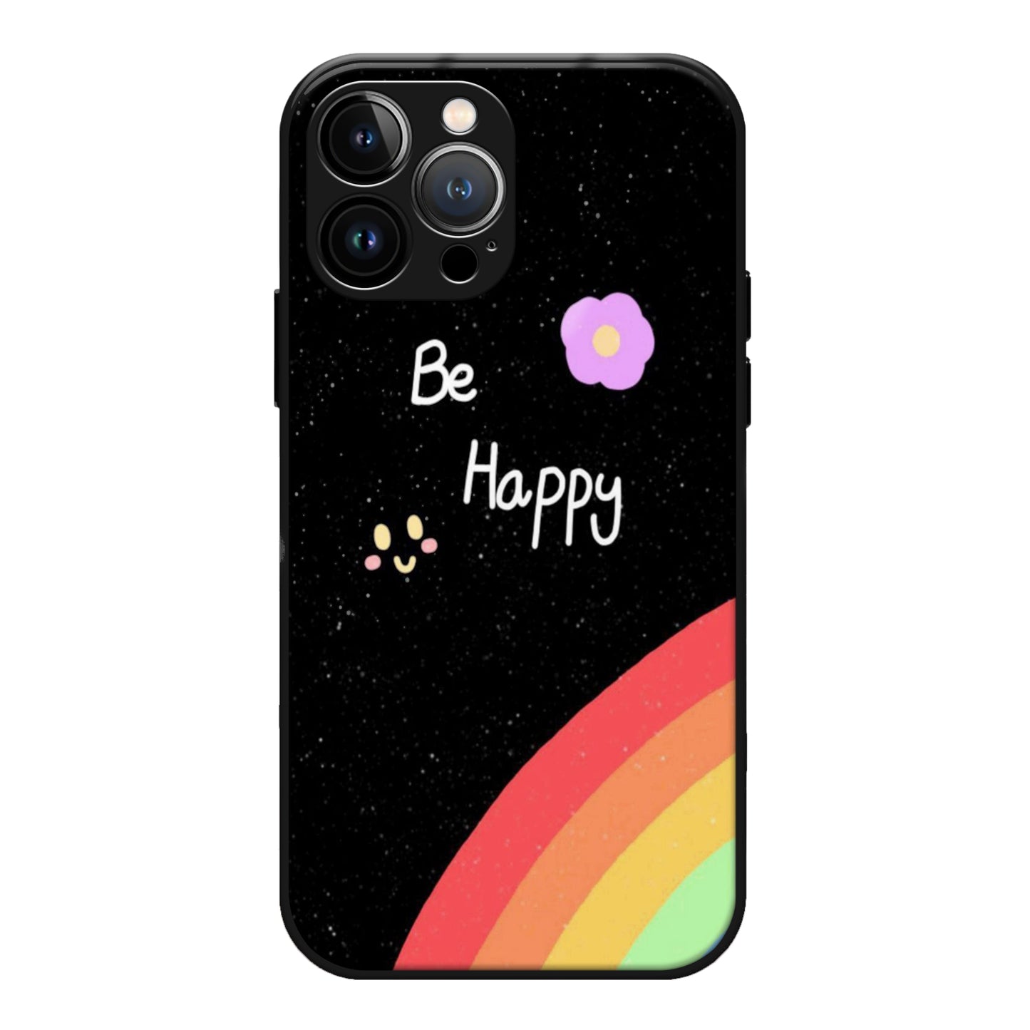 Be Happy Glass Case 3Brocases