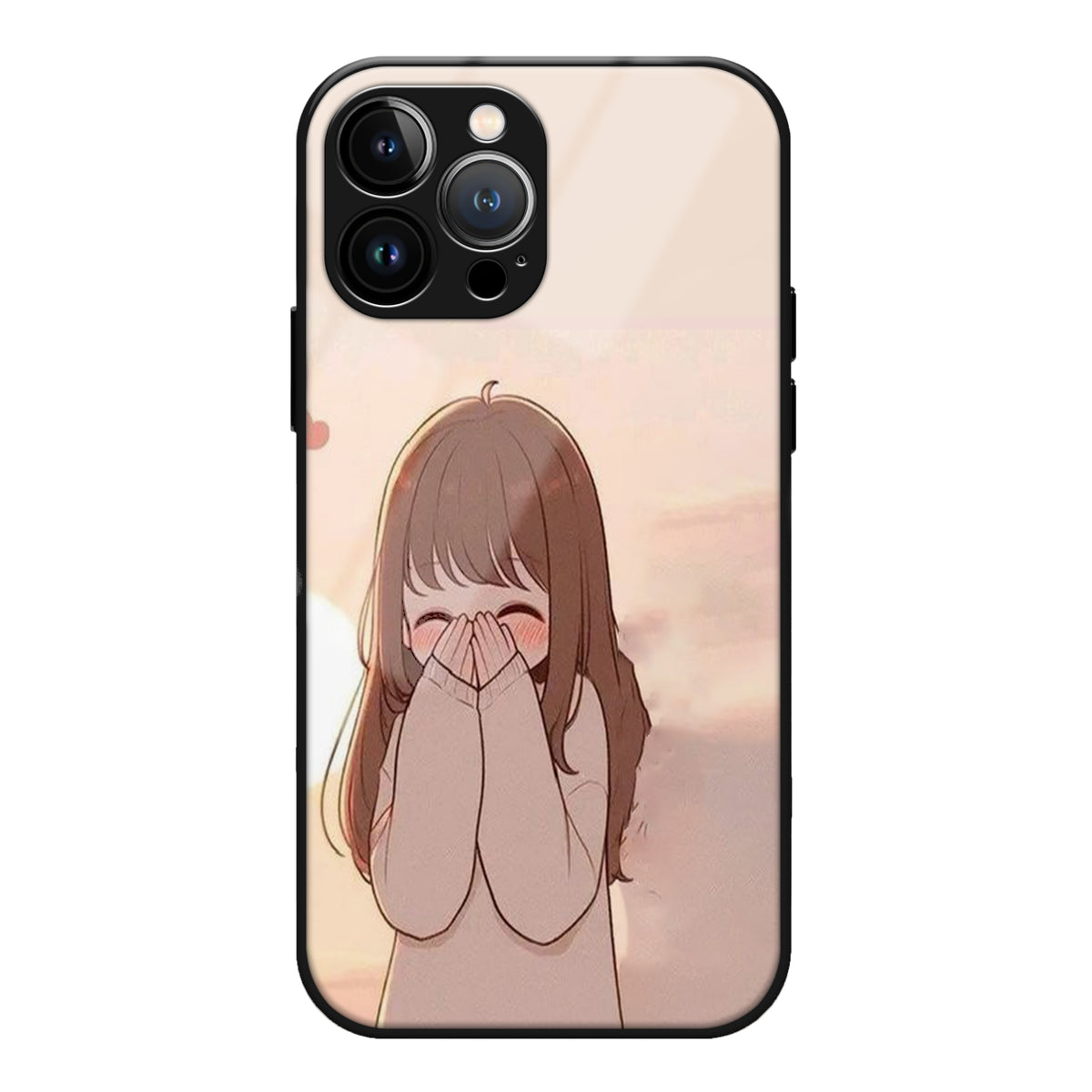 Cute Couple Glass Case 3Brocases