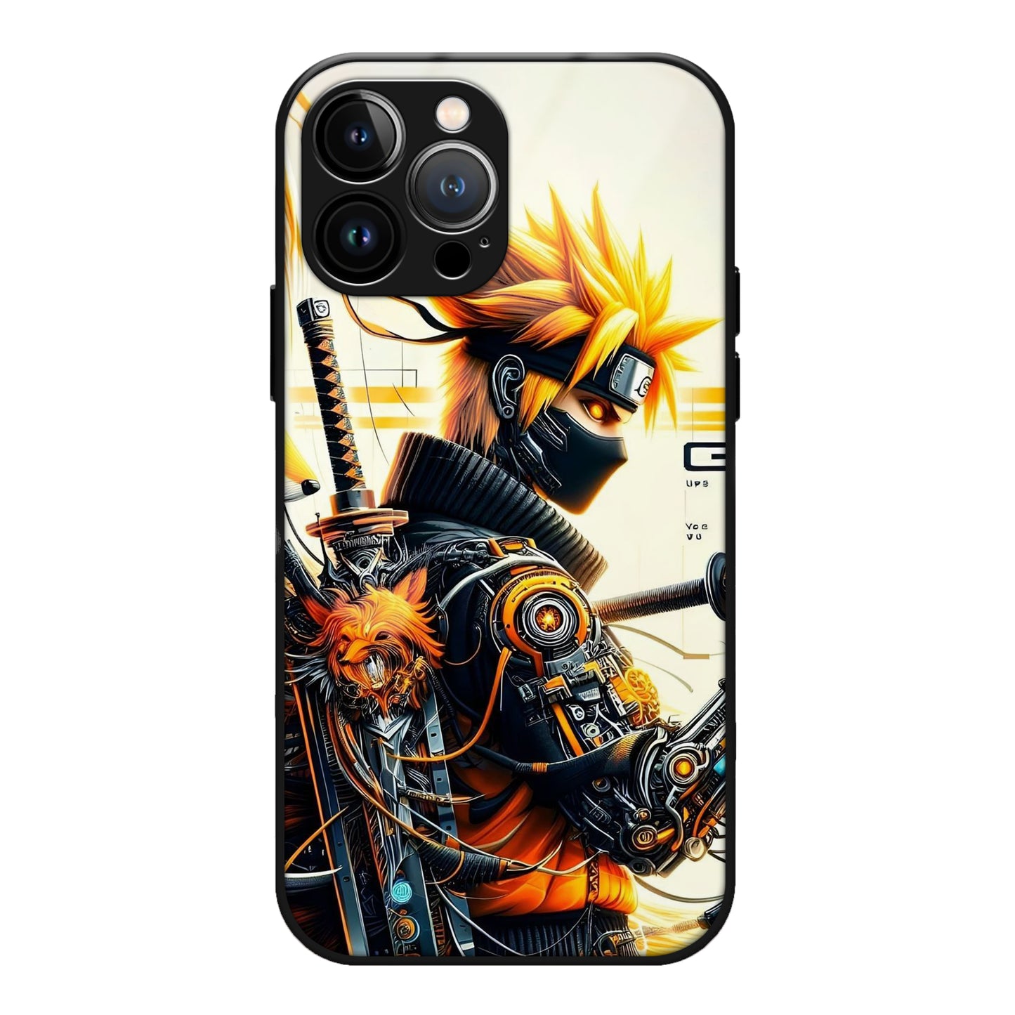 Fight Anime Design Glass Case 3Brocases