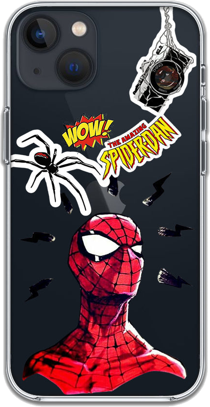 Spider-Hero clear sticker case