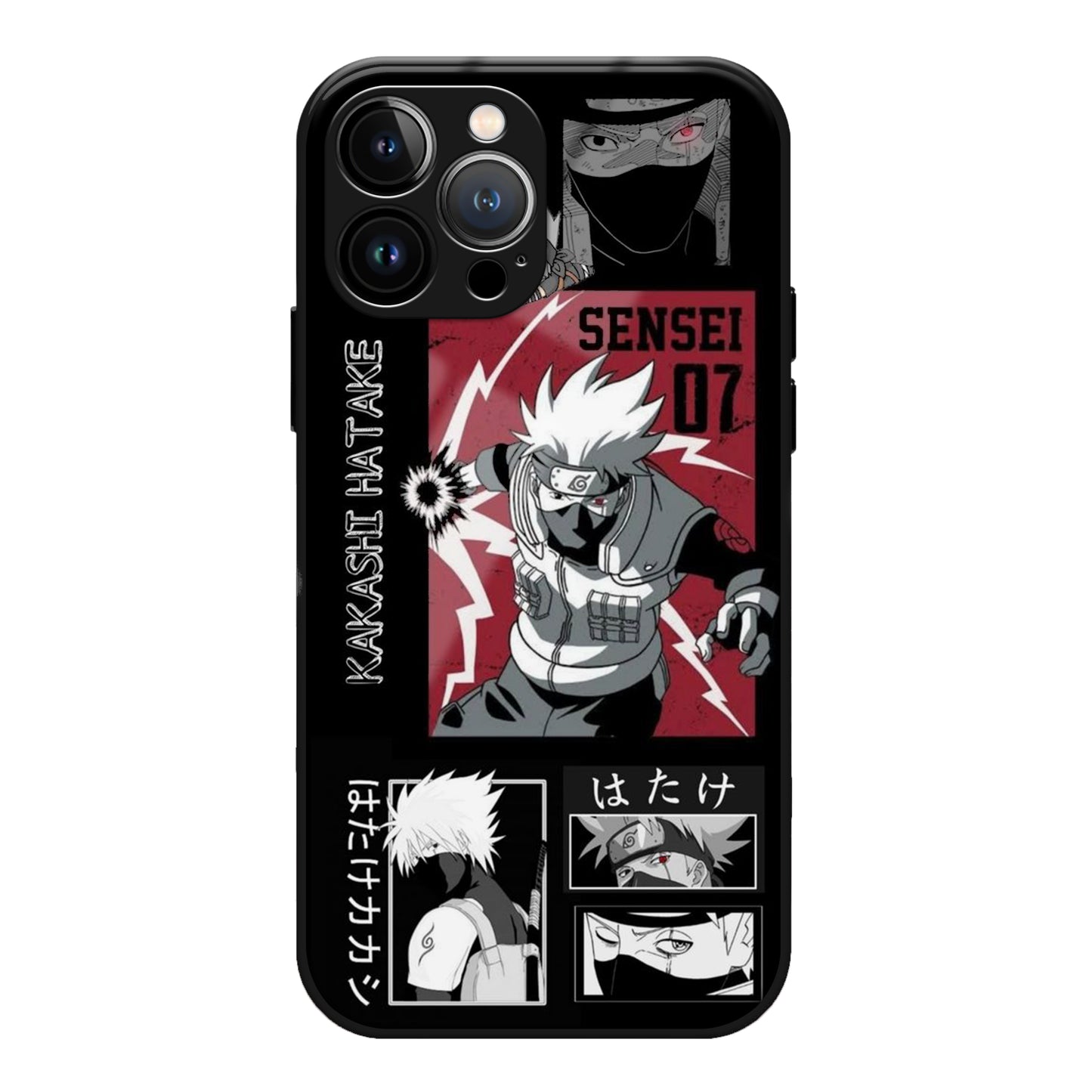 Kakashi Anime Design Phone Glass Case 3Brocases