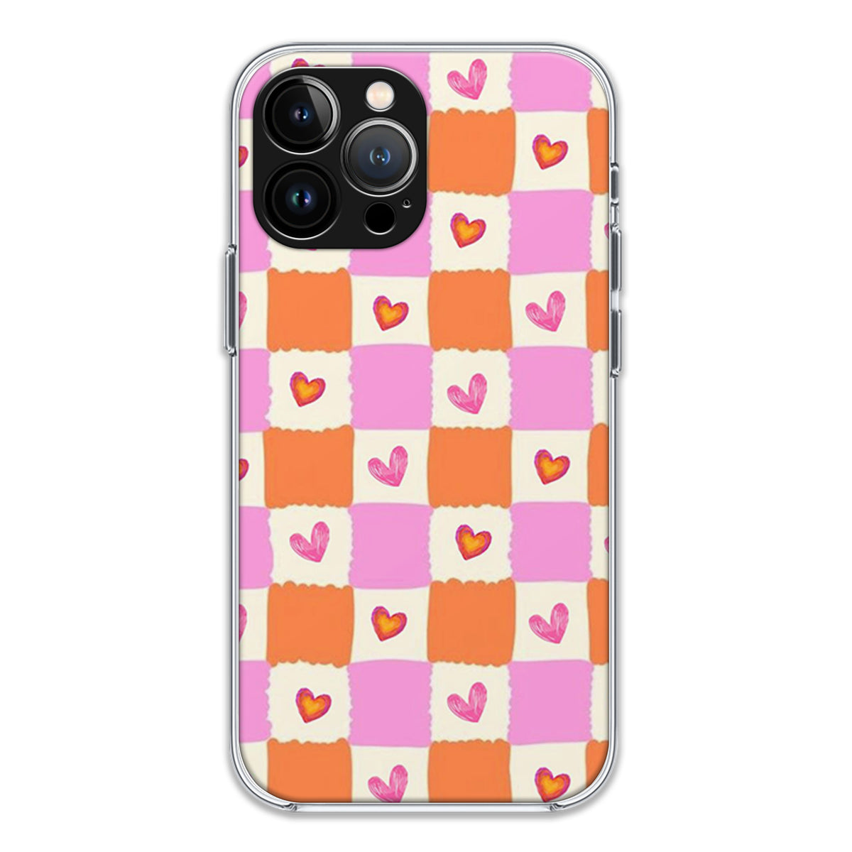 Love Patchwork Aesthetic Case For IPhone