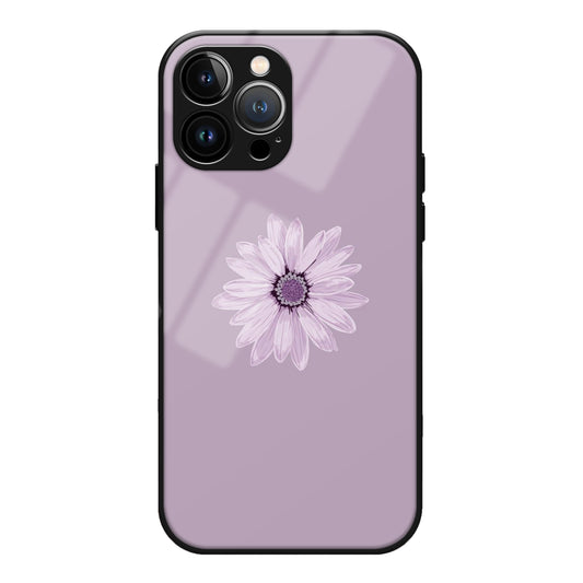 Purple Flower Aesthetic Glass Case 3Brocases