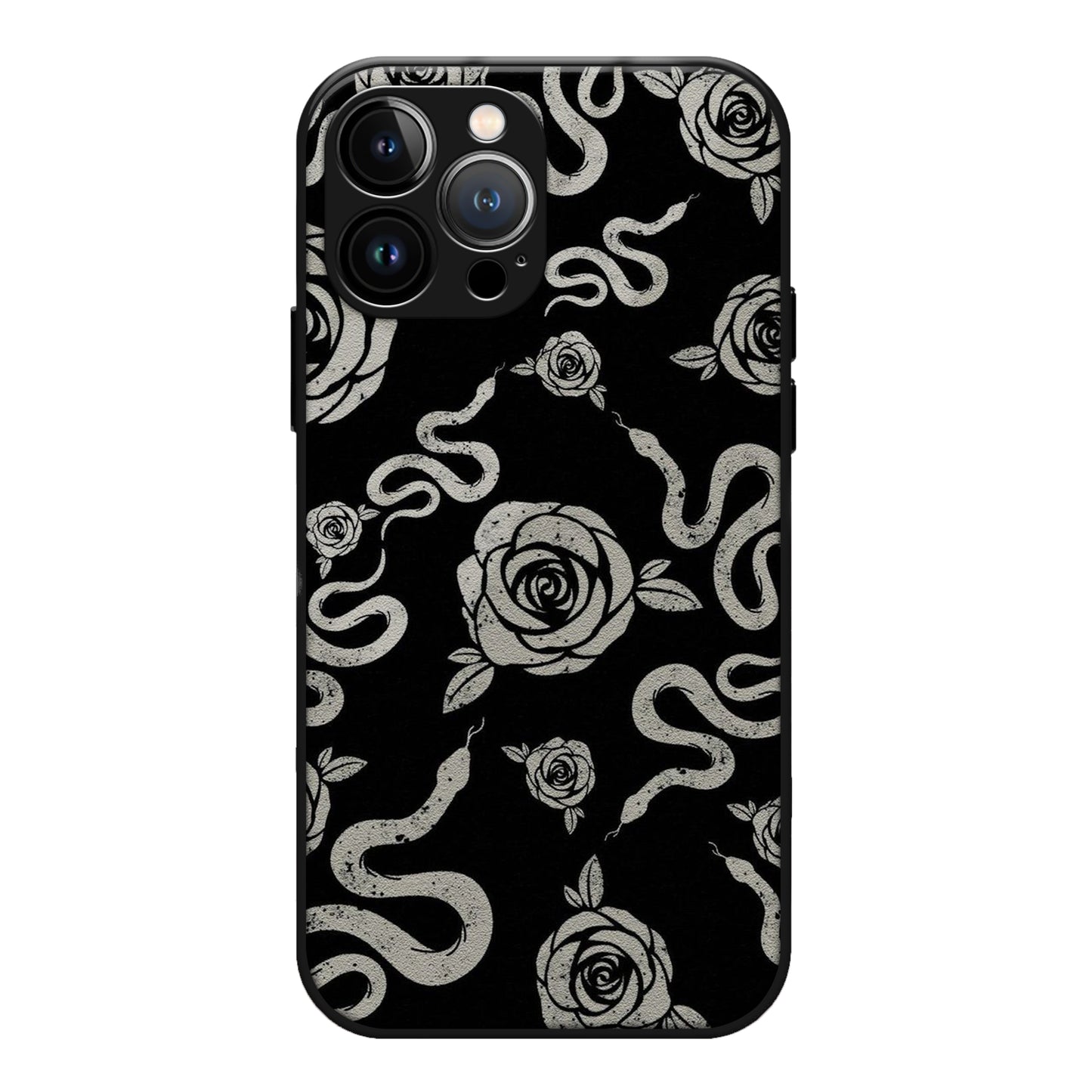 Rosy Snake Aesthetic Phone Glass Case 3Brocases
