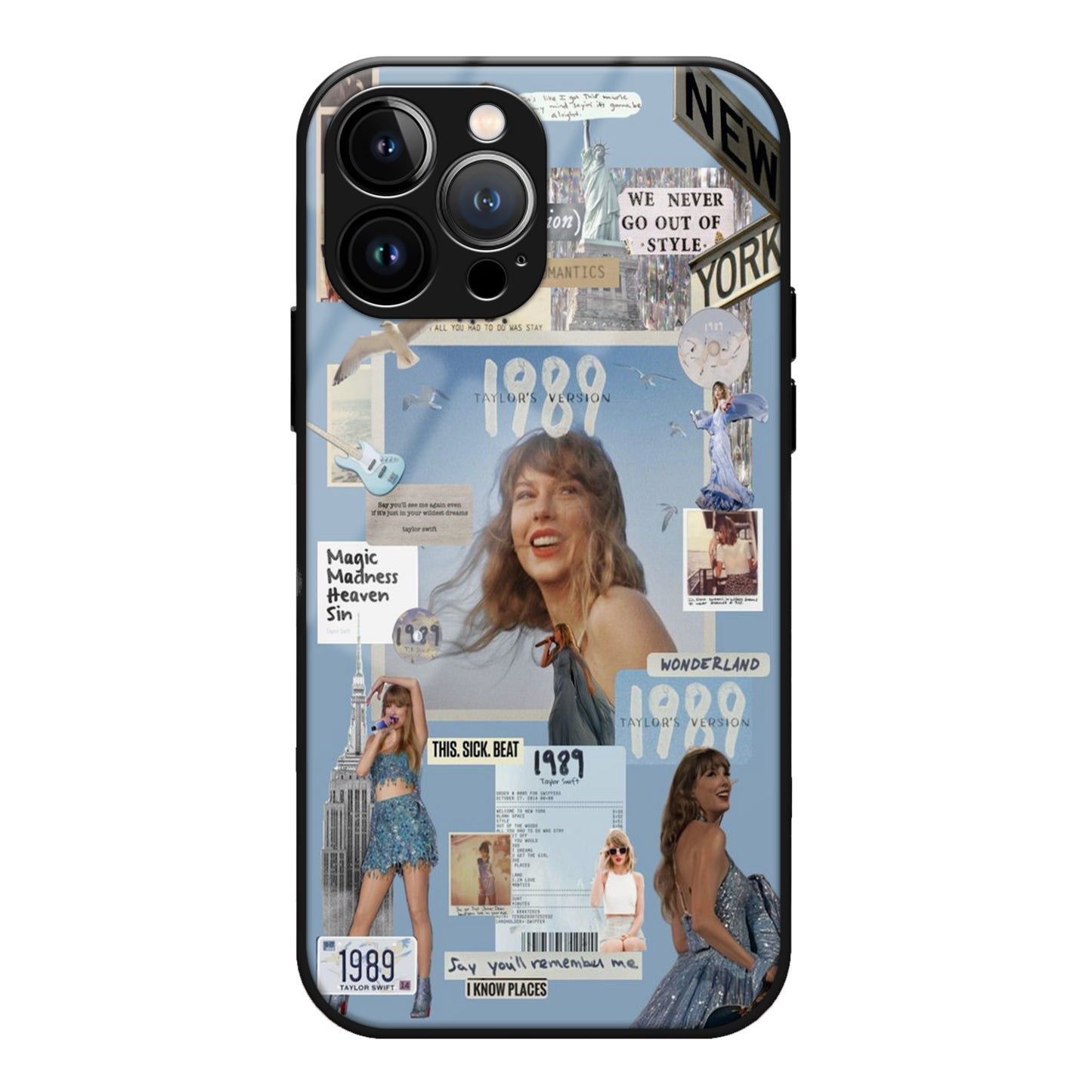 Taylor Swift Design Glass Case 3Brocases