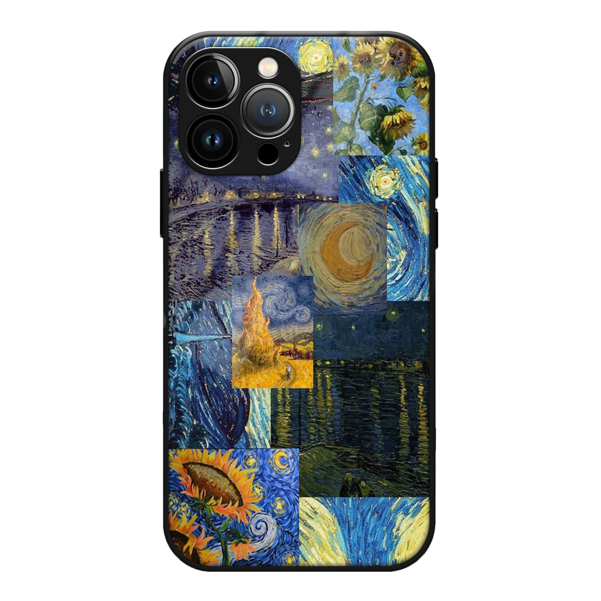 Van Gogh Pattern Glass Case 3Brocases