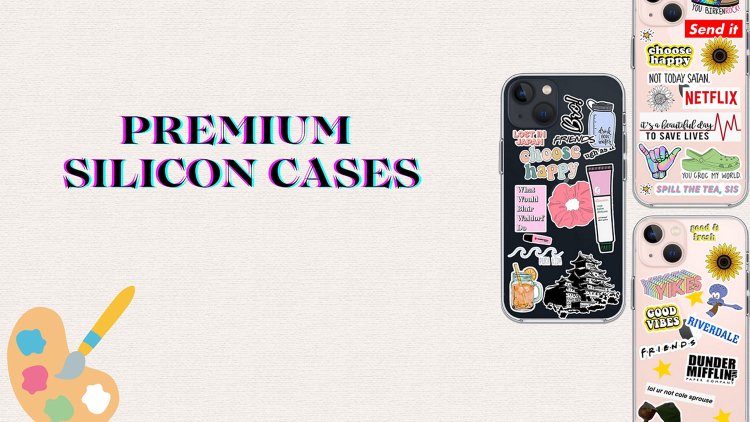 Clear Stickers Cases - 3Brocases