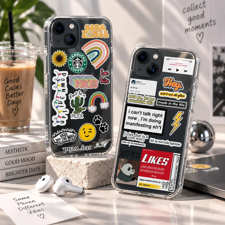Clear Stickers Cases