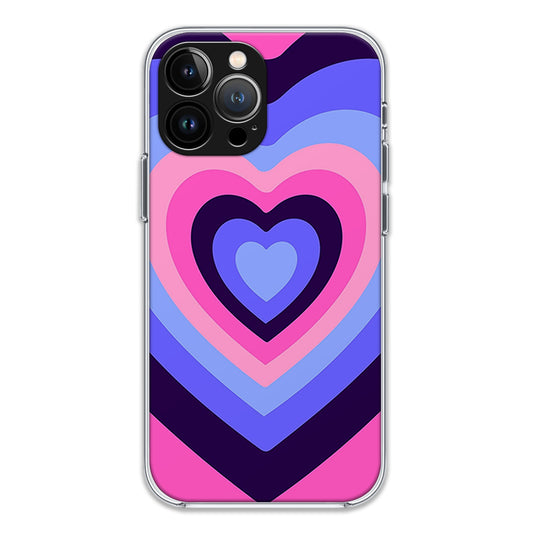 Multiple Colour Heart Pattern Case For Iphone