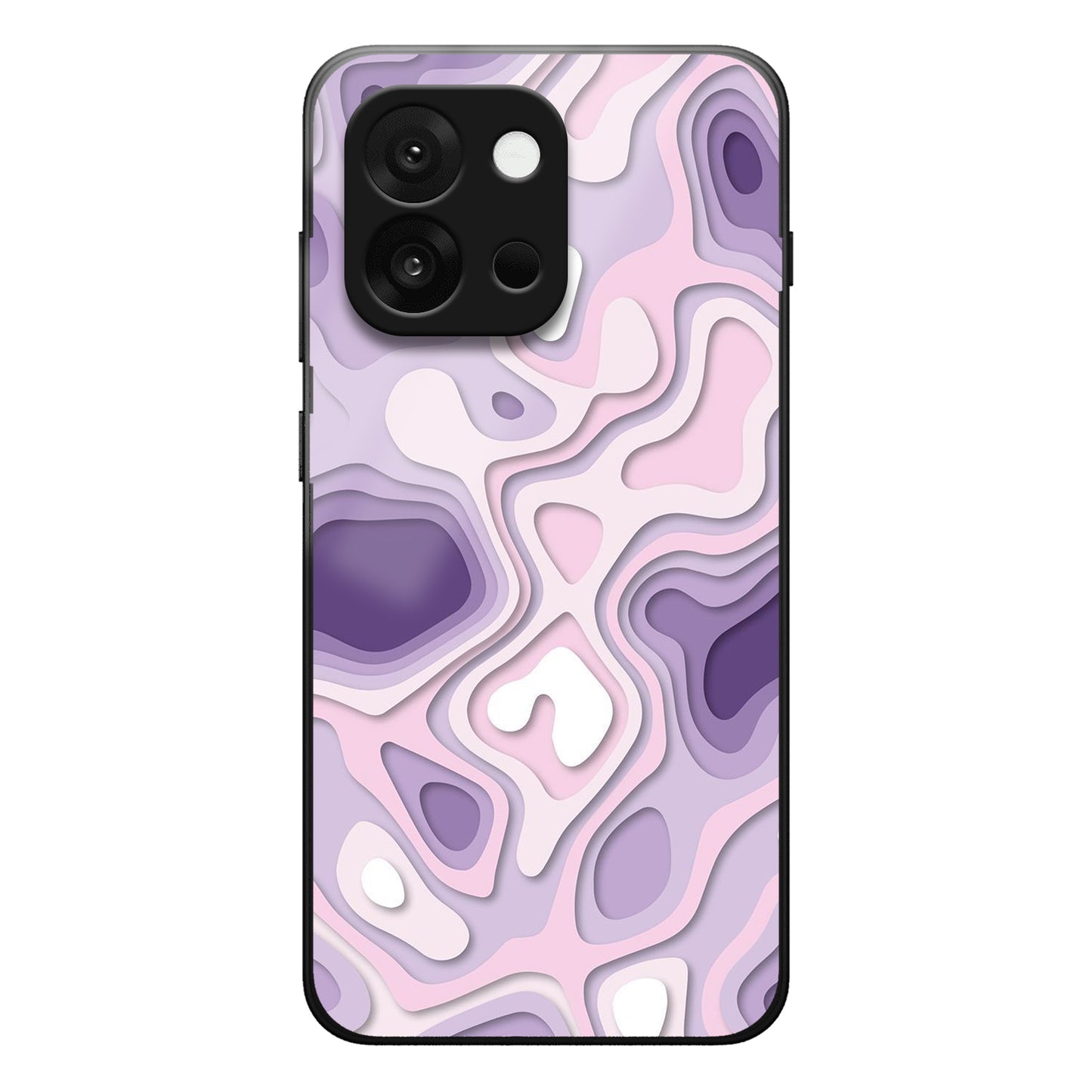 Purple Ripple Illusion Case For One Plus