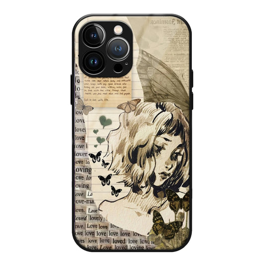 Aesthetic Girl Glass Case 3Brocases
