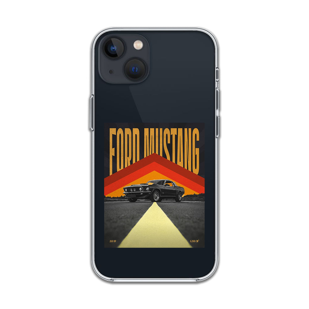 Retro Racing Poster Sticker Case