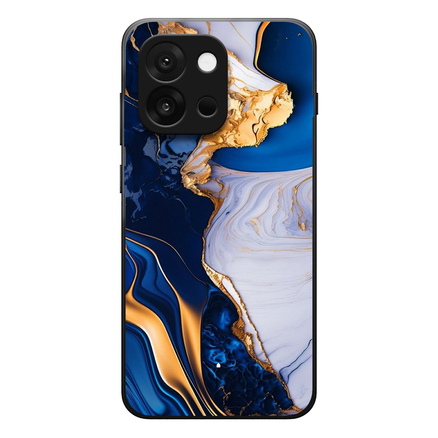 Blue Pattern Marble Case For One Plus
