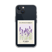 Paris Floral Poster Sticker Case