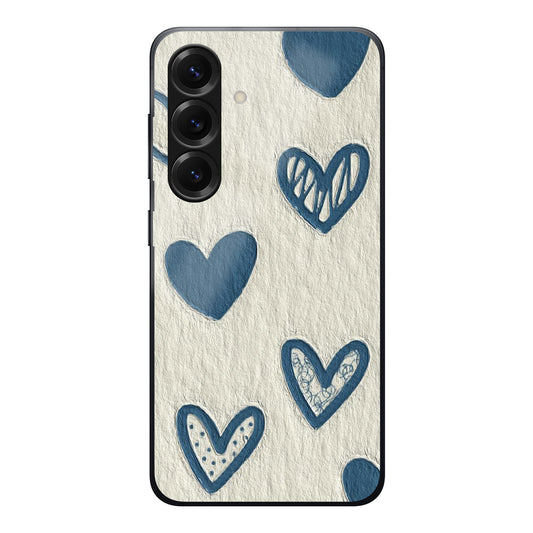 Blue Hearts Premium Case For Samsung