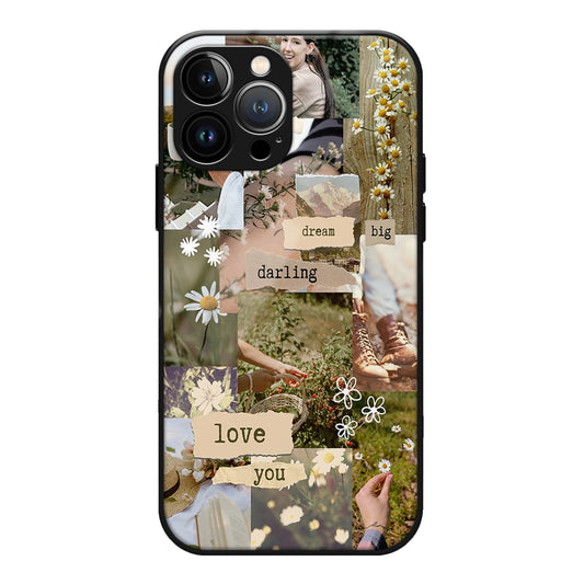 Aesthetic Collage Phone Glass Case