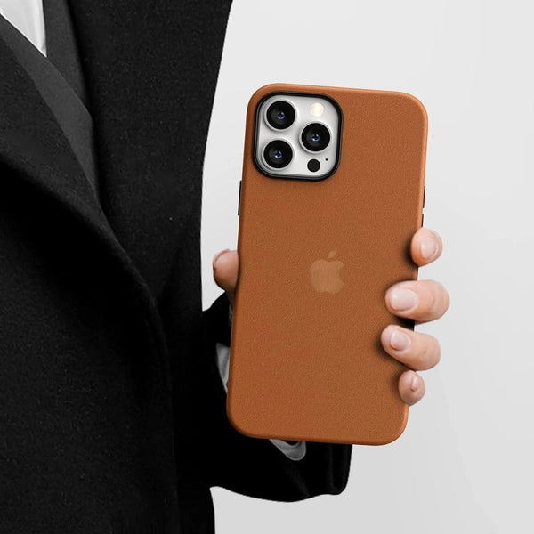 Luxe Brown Leather Mobile Covers for Ultimate Style and Protection 3Brocases