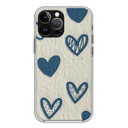 Blue Hearts Premium Case For Iphone