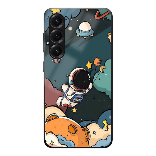 Cartoon Astronaut Design Case For Samsung