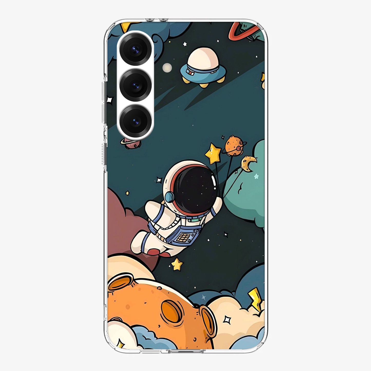 Cartoon Astronaut Design Case For Samsung
